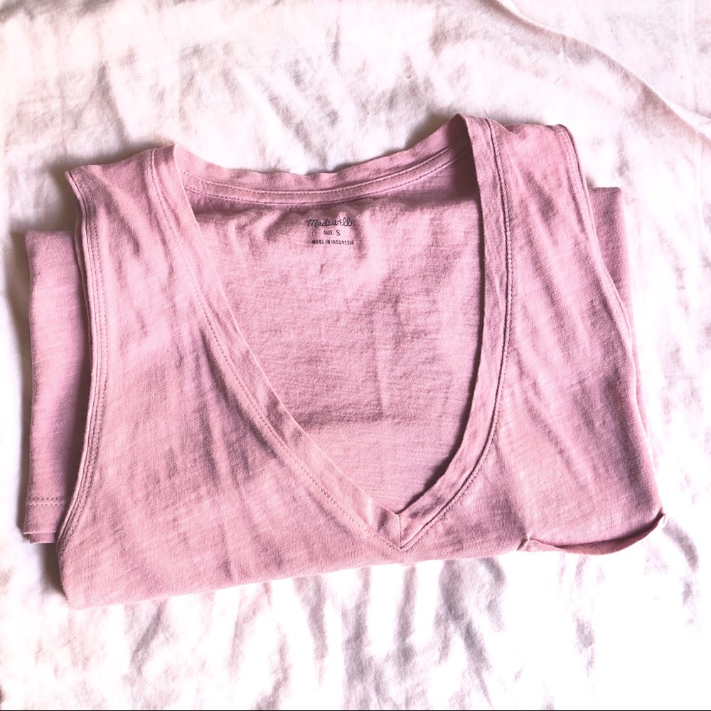 madewell | whisper cotton pink tee